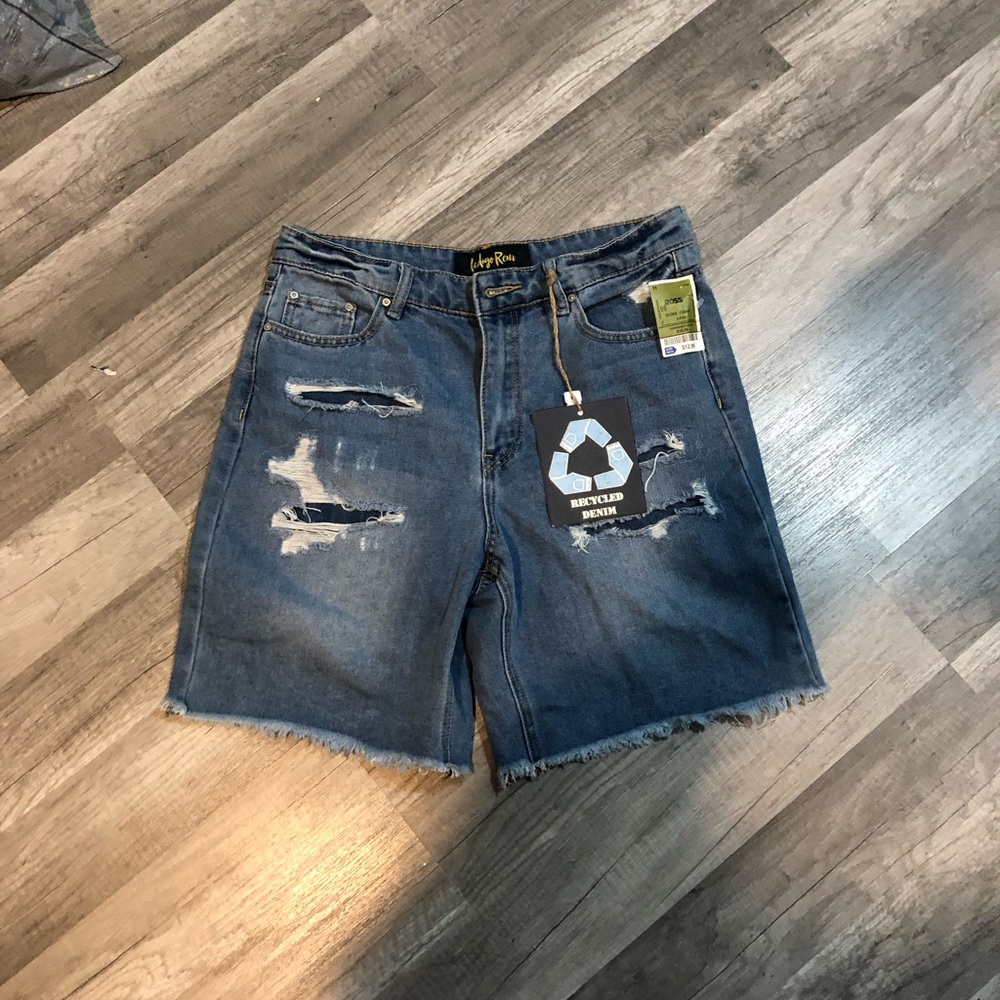 Idigo reign Distressed Denim Shorts